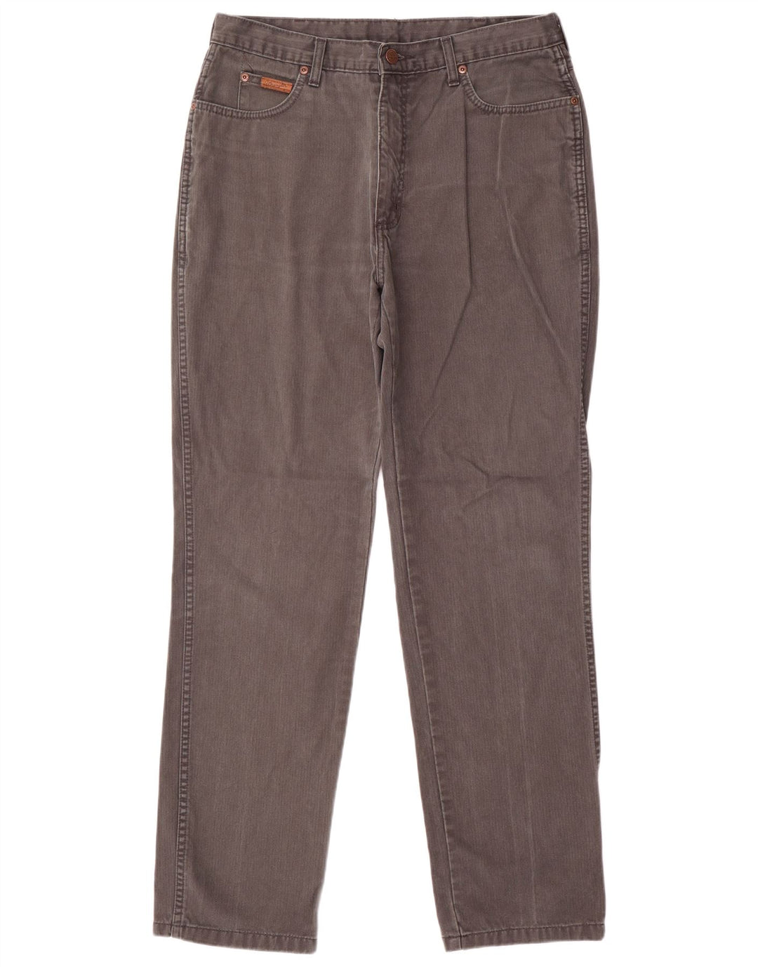 Męskie jeansy Wrangler Ohio Straight W34 L32 Szara bawełna