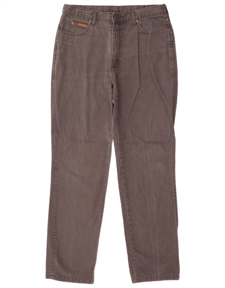 Męskie jeansy Wrangler Ohio Straight W34 L32 Szara bawełna