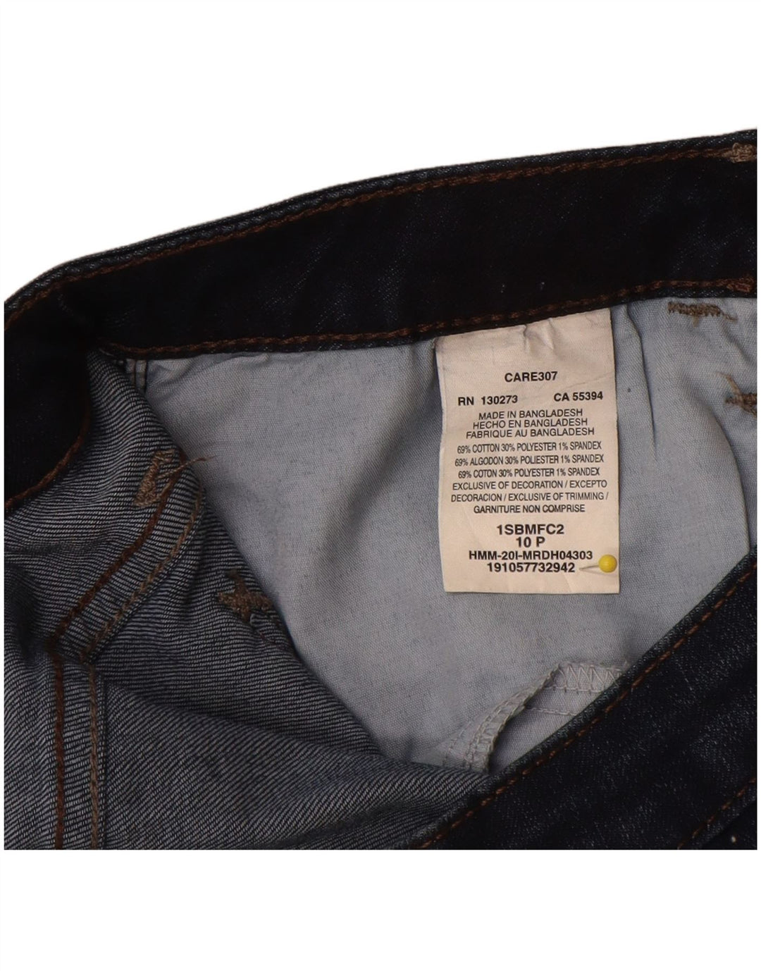 Damskie jeansy Lee Riders Mid Rise Bootcut US 10 Large W30 L29 Granatowe