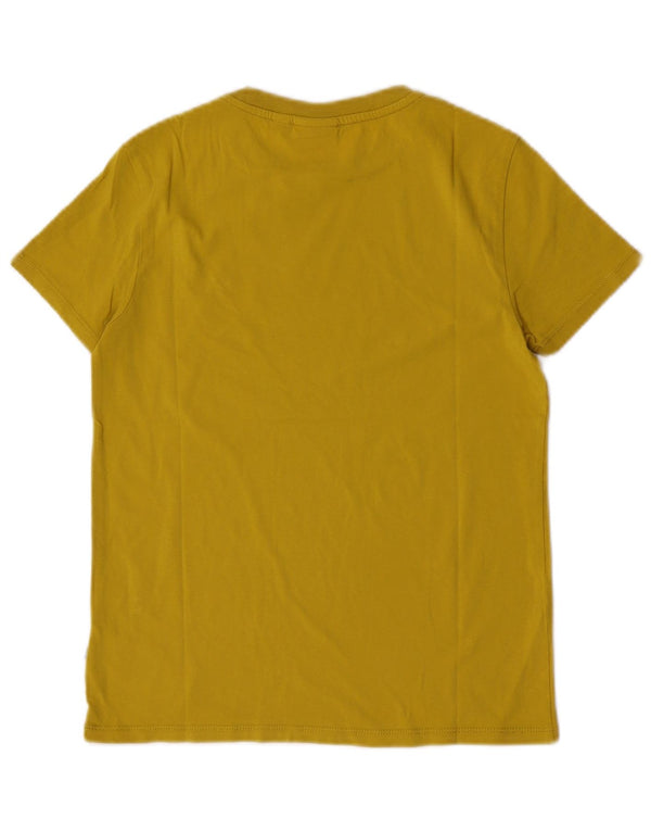 T-shirt chłopięcy Napapijri 11-12 lat, żółta, bawełniana