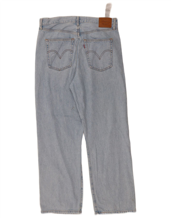 Damskie proste dżinsy LEVI'S Ribcage W31 L29 Niebieskie bawełniane