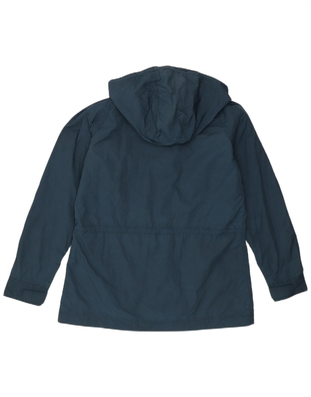 Damska kurtka z kapturem Eddie Bauer UK 16, duża, niebieska, nylonowa