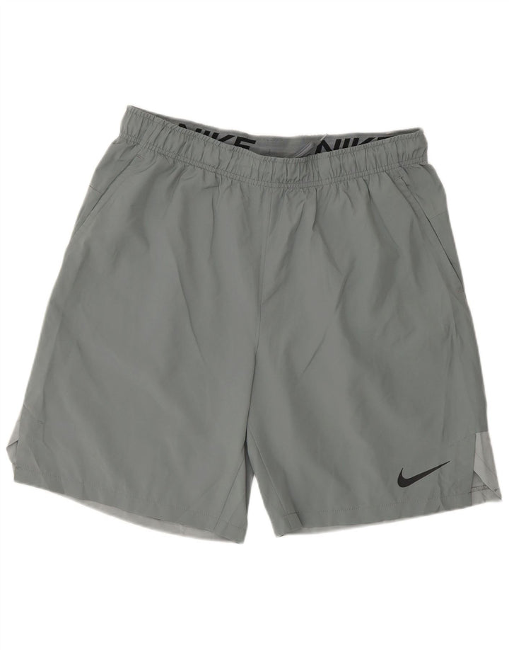 Męskie spodenki sportowe Nike Dri Fit, duże, szare, z poliestru