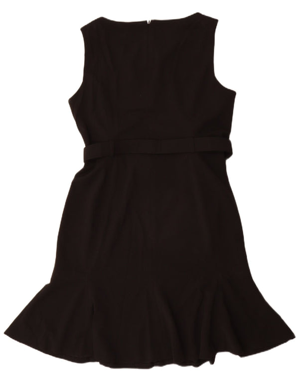 Damska sukienka o kroju syreny bez rękawów Calvin Klein US 14 XL, czarny poliester