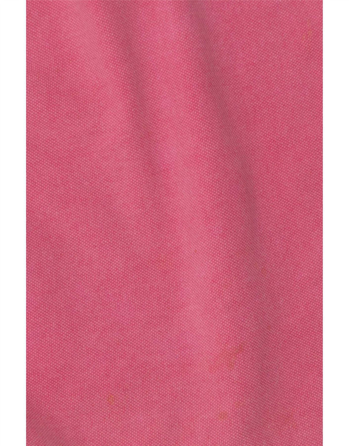Crew Clothing Damska bluza z dekoltem w serek, UK 12, średnia różowa bawełna
