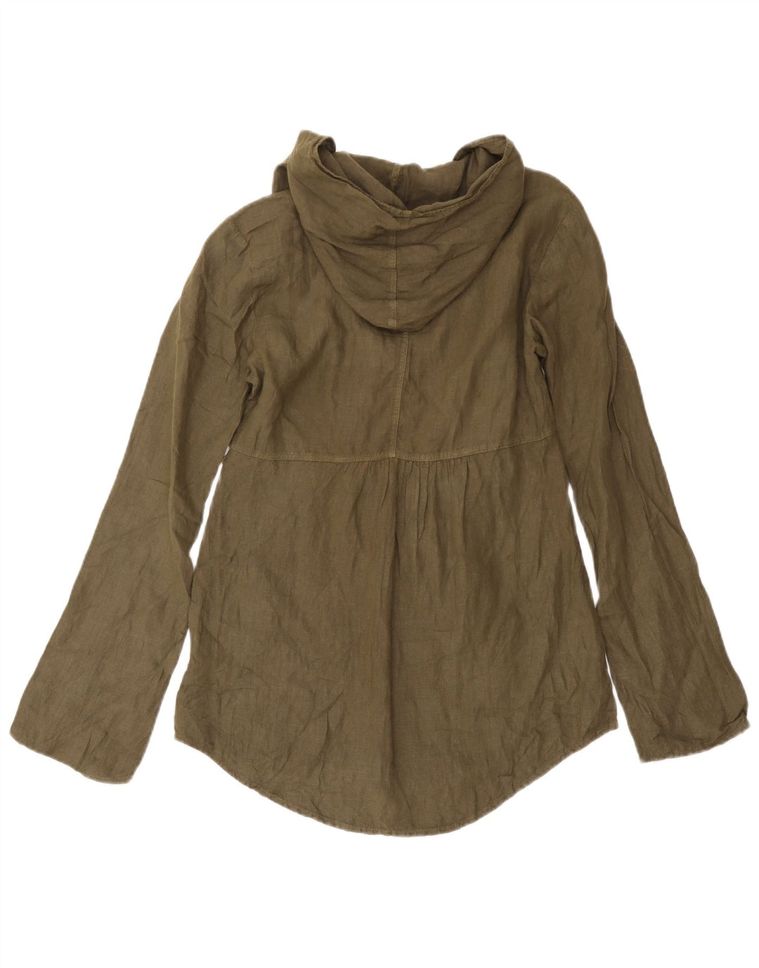 Damska bluzka z długim rękawem i kapturem Max & Co. Top UK 10 Small Khaki Linen