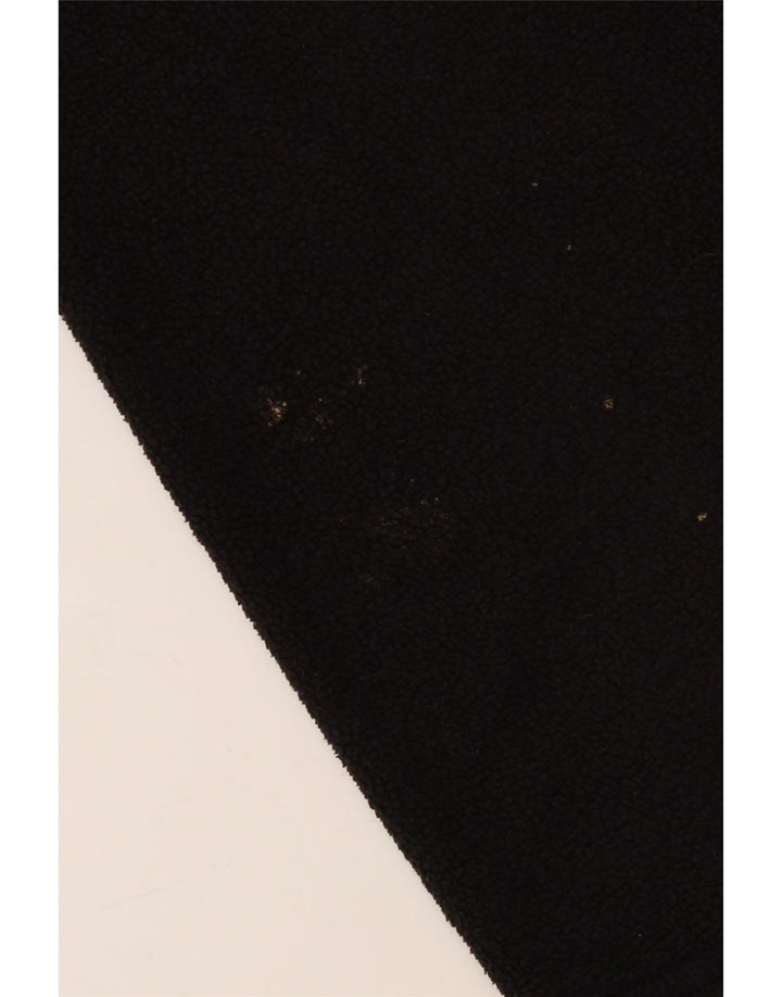 Męski sweter polarowy ANIMAL z zamkiem błyskawicznym, duży, czarny poliester