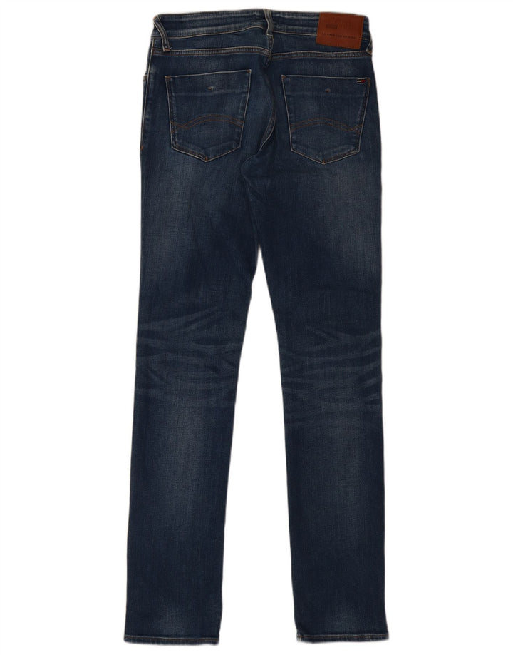 Męskie jeansy slim fit Tommy Hilfiger W30 L34 niebieskie