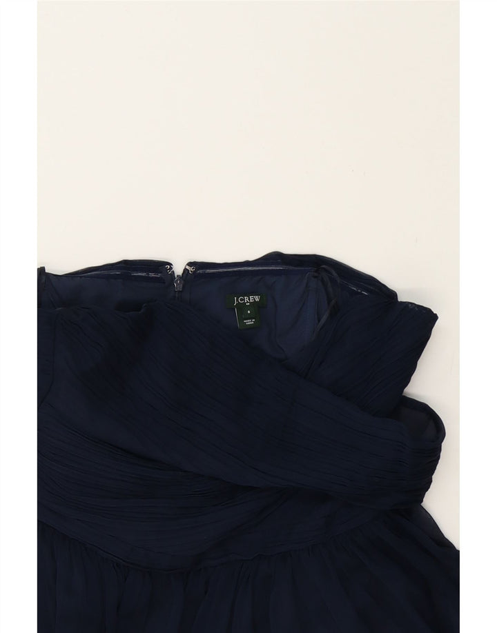 J. CREW Womens Strapless Dress US 8 Medium Navy Blue Polyester Vintage J. Crew and Second-Hand J. Crew from Messina Hembry 