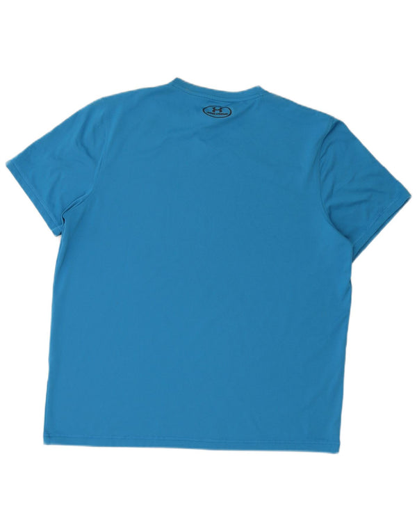 Męska koszulka t-shirt Under Armour Heat Gear, duża, niebieska