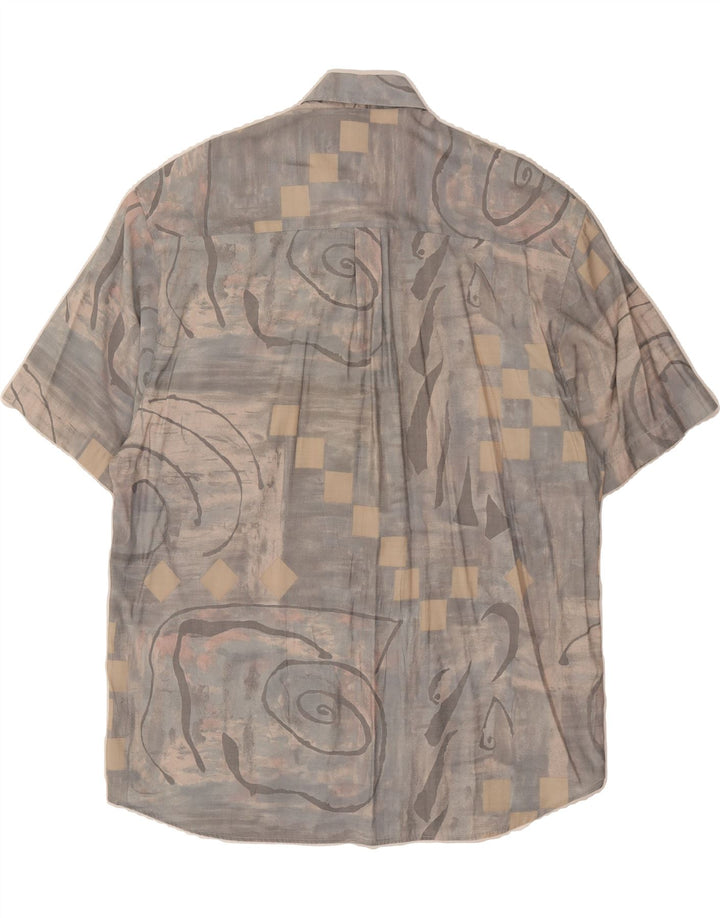 CLUB D'AMINGO Mens Shirt Size 41/42 Large Multicoloured Geometric Vintage Club D'Amingo and Second-Hand Club D'Amingo from Messina Hembry 