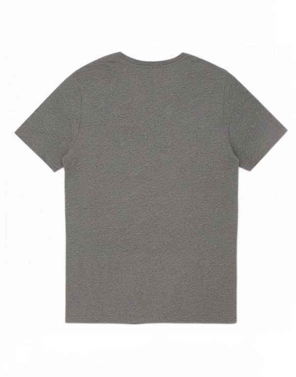 Męski T-shirt Nike o sportowym kroju z grafiką, średnioszary, bawełniany