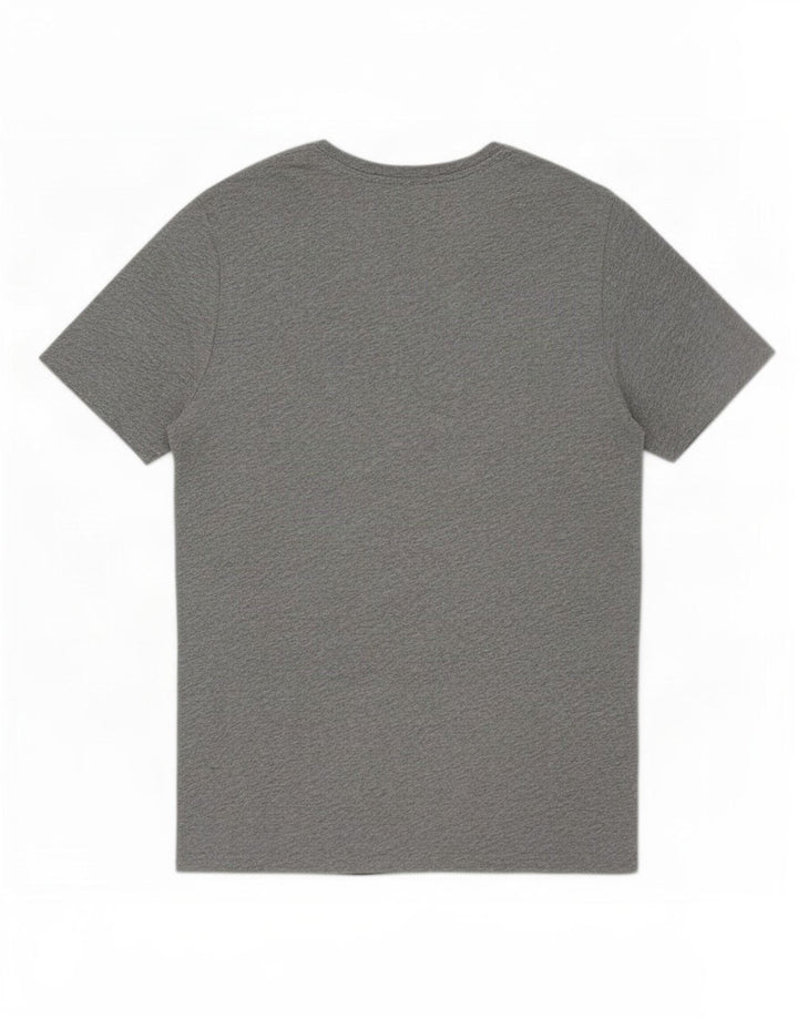 Męski T-shirt Nike o sportowym kroju z grafiką, średnioszary, bawełniany