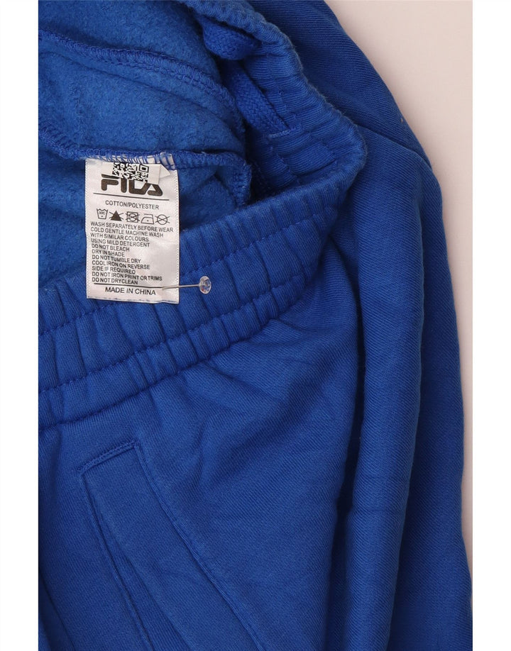 Męskie spodnie dresowe Fila Joggers Small Blue Cotton