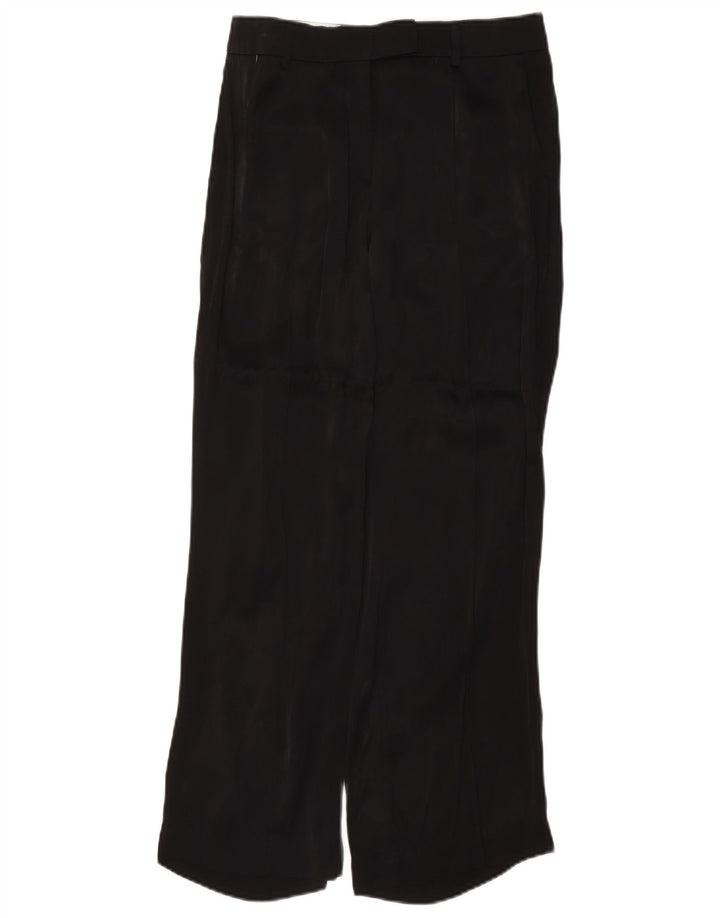 Damskie proste spodnie garniturowe Arket W28 L29 Czarne