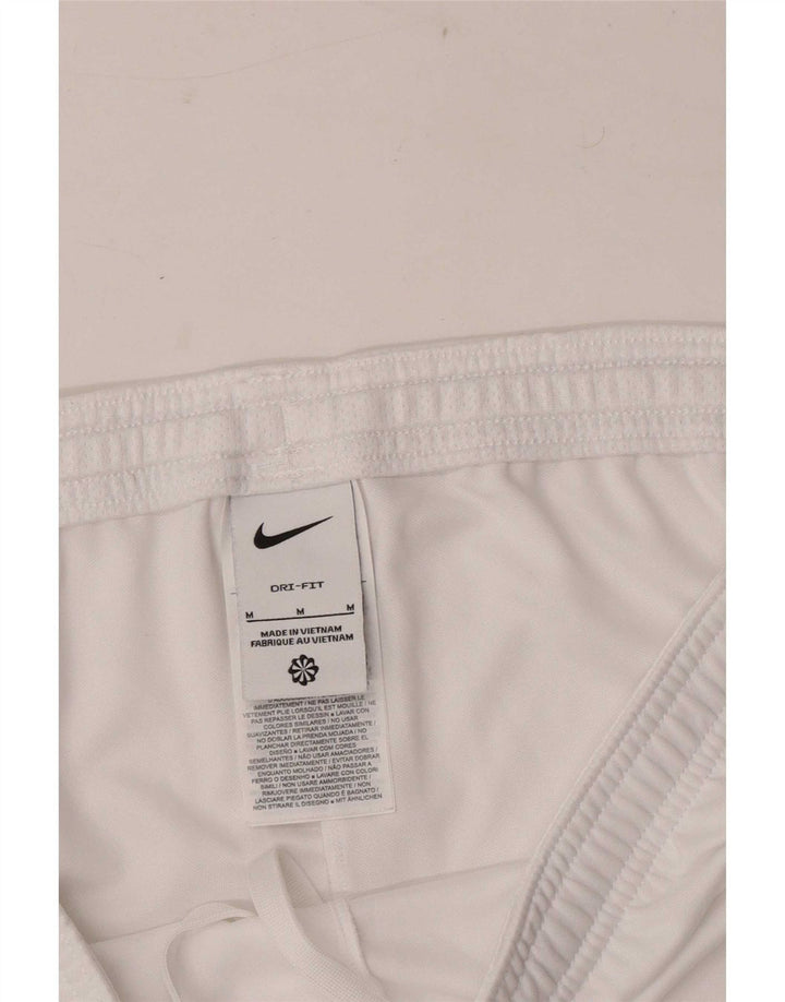Męskie spodenki sportowe Nike Dri Fit, poliester w kolorze średniej bieli