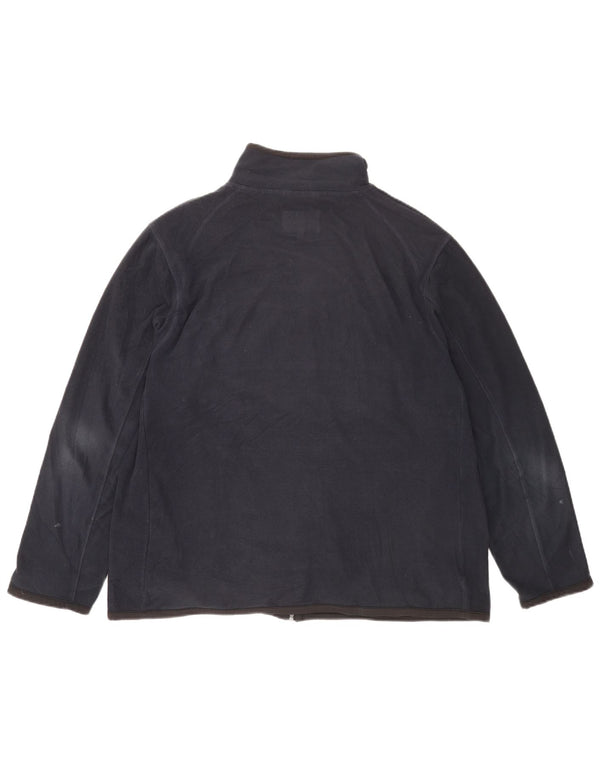Męska kurtka polarowa Marks & Spencer UK 42 XL, granatowa, poliestrowa