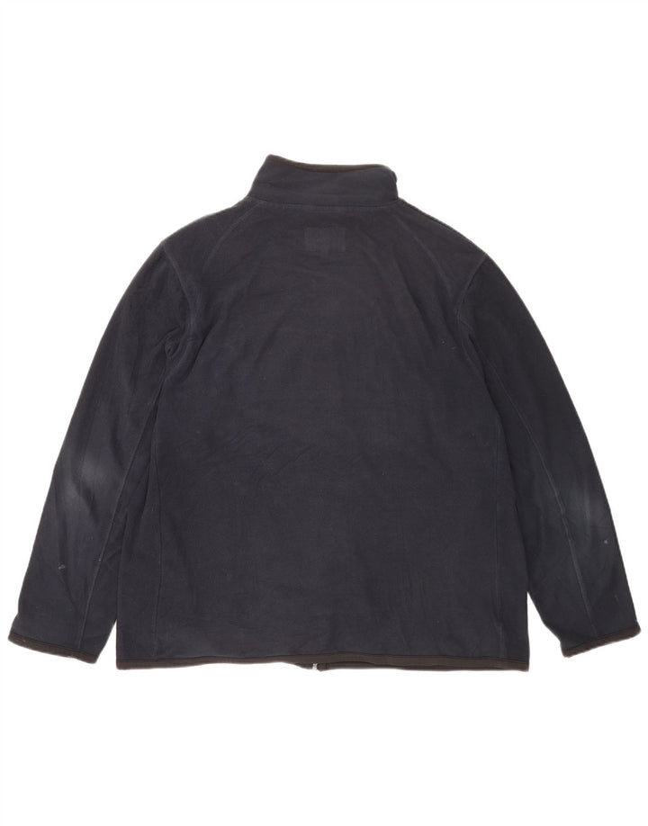 Męska kurtka polarowa Marks & Spencer UK 42 XL, granatowa, poliestrowa