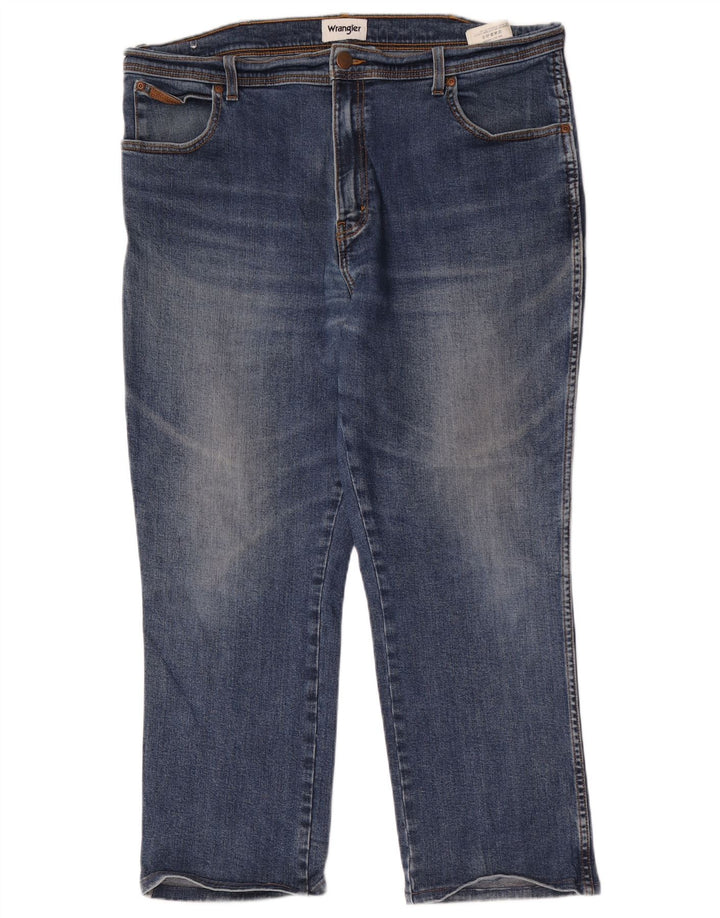 Męskie jeansy Wrangler Texas Straight W40 L27 Niebieskie, bawełniane