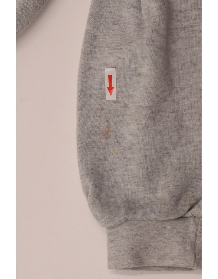 Męska bluza z kapturem i zamkiem błyskawicznym Asics, duża, szara