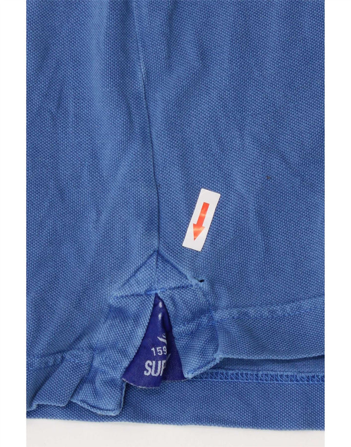 Męska koszulka polo Superdry w kolorze średnioniebieskim