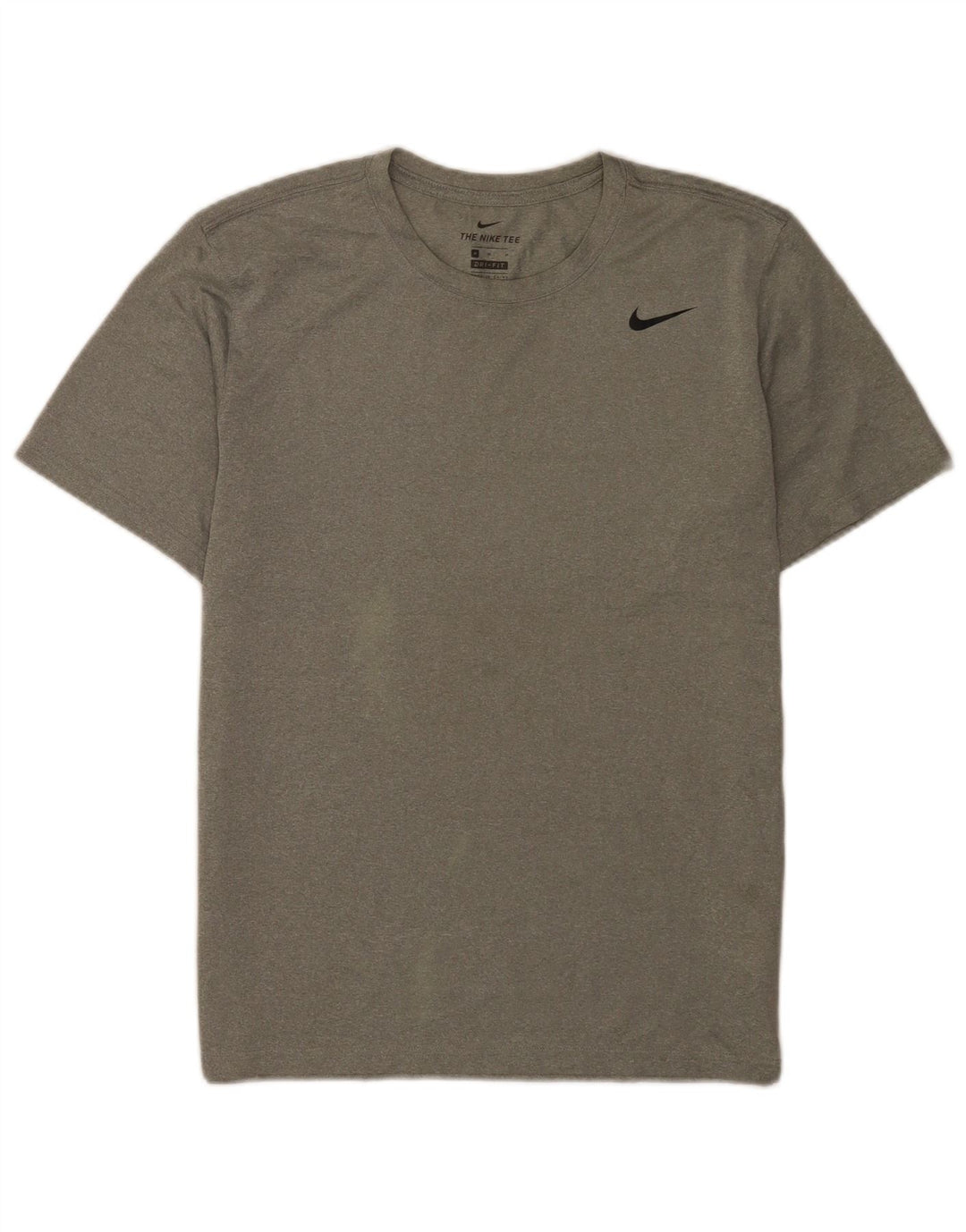 Męska koszulka Nike Dri Fit Top, średnioszara, poliestrowa