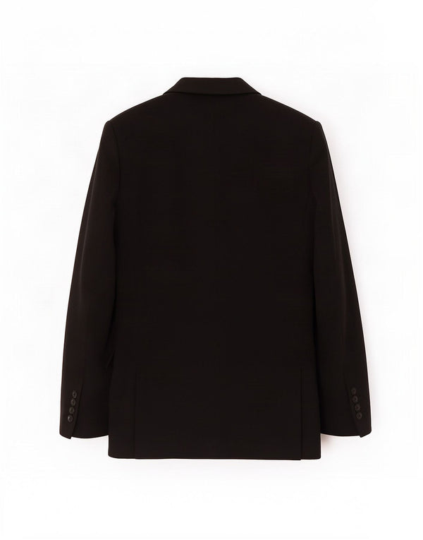 Damska marynarka Zara Oversize z rękawami 3/4 i otwartymi, UK 6 XS, czarna