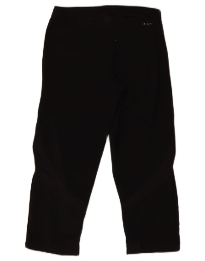 Legginsy Adidas Damskie Climacool Capri UK 10 Małe Czarne Poliester