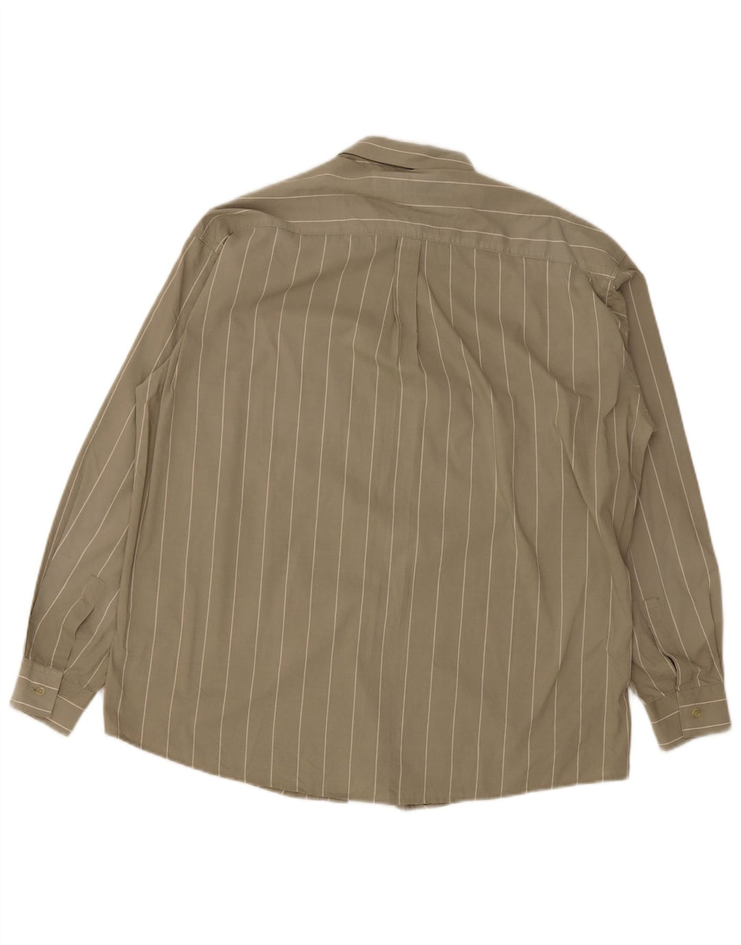 Koszula męska w stylu vintage, średnie khaki w paski