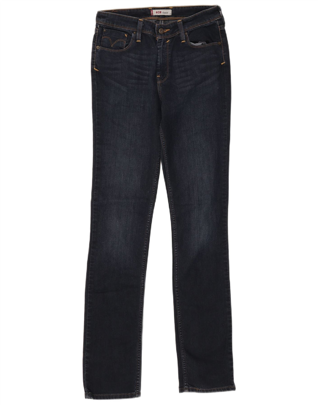 Męskie jeansy LEVI'S 628 Slim W30 L34 Granatowa bawełna