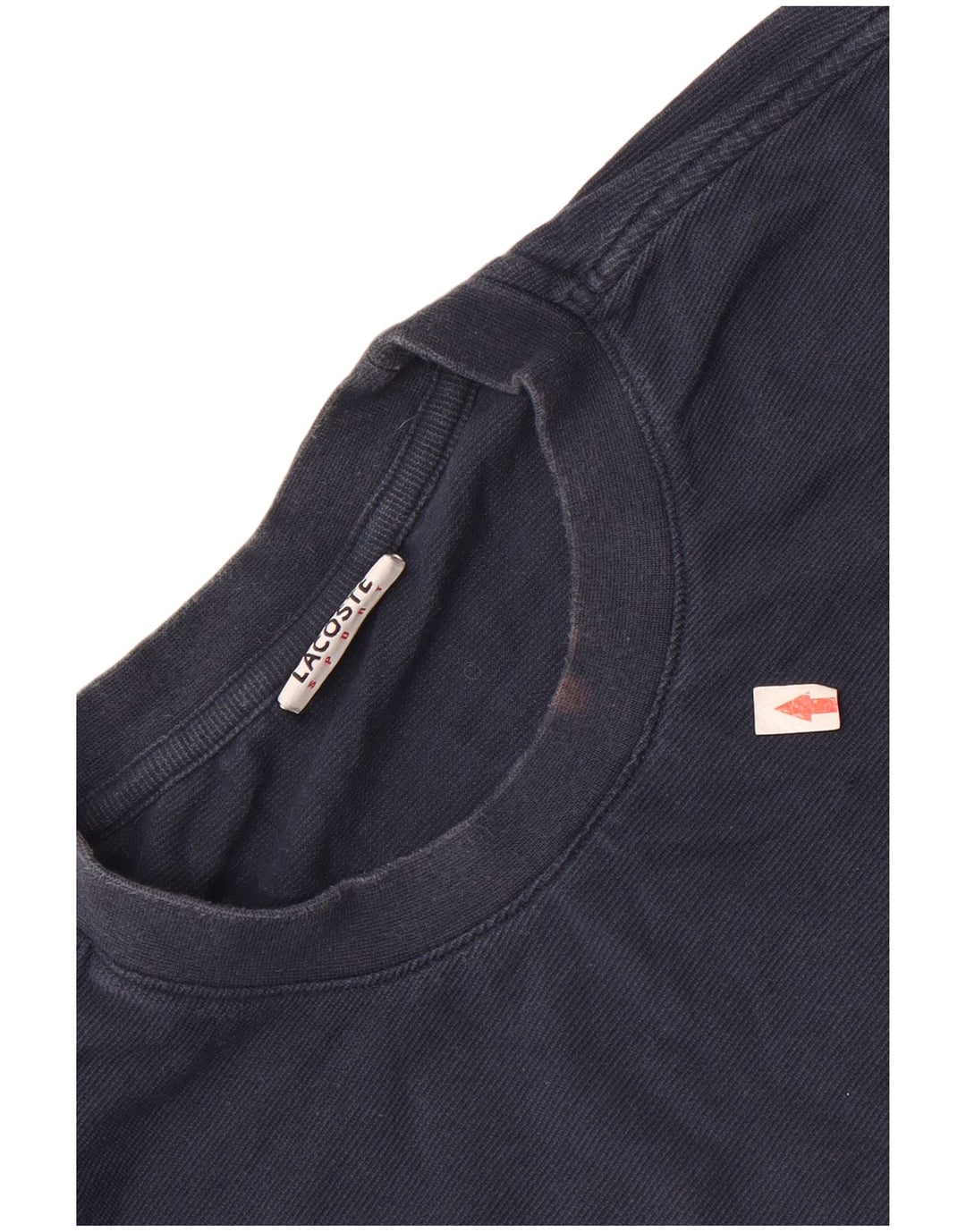 T-shirt męski Lacoste, rozmiar 3, mały, granatowy, bawełniany