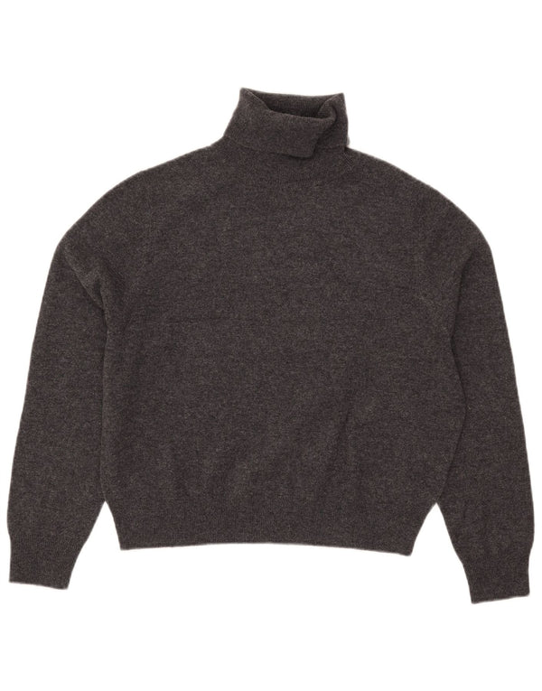 Sweter damski Massimo Dutti z okrągłym dekoltem, UK 10, mały, szary