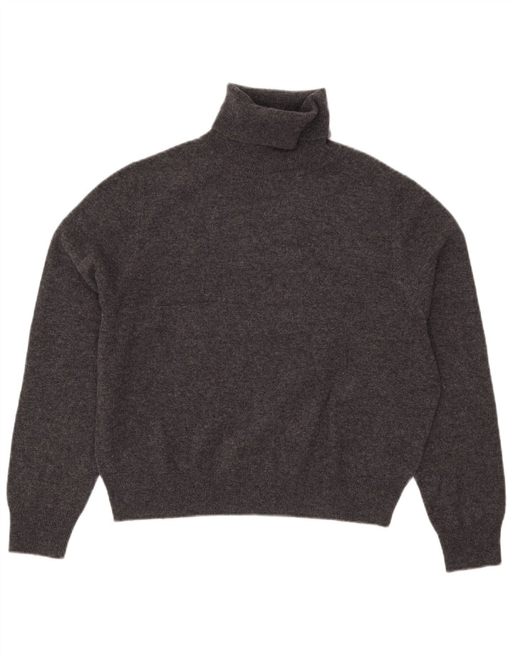 Sweter damski Massimo Dutti z okrągłym dekoltem, UK 10, mały, szary