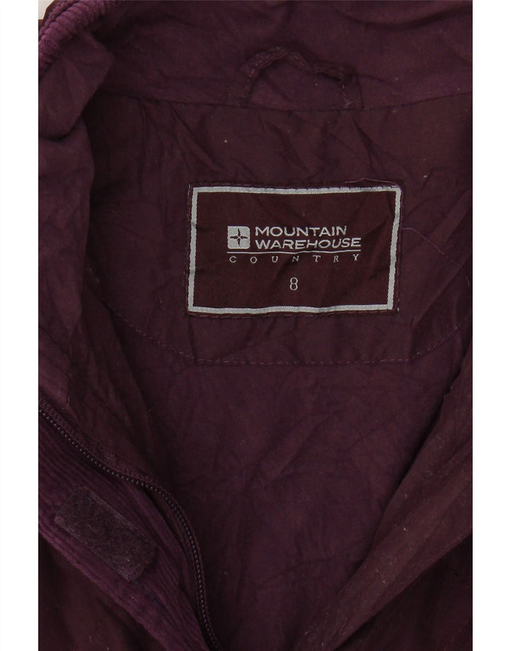 MOUNTAIN WAREHOUSE Womens Quilted Jacket UK 8 Small  Burgundy Polyester Vintage Mountain Warehouse and Second-Hand Mountain Warehouse from Messina Hembry 
