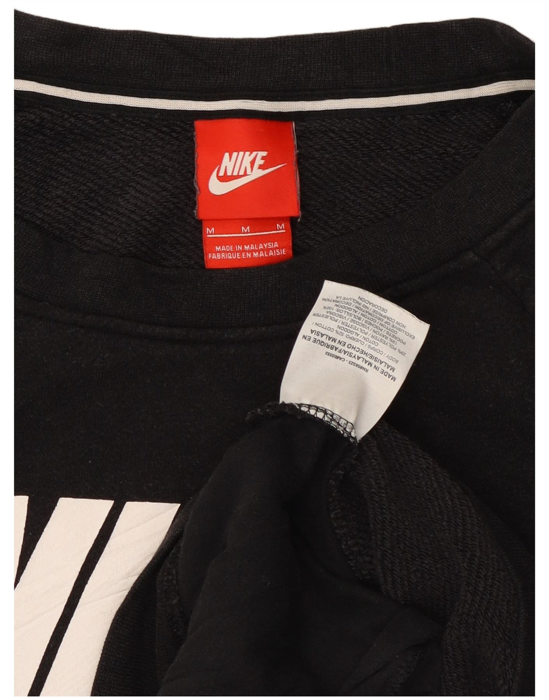 Damska bluza z grafiką Nike, UK 14, średnia czerń