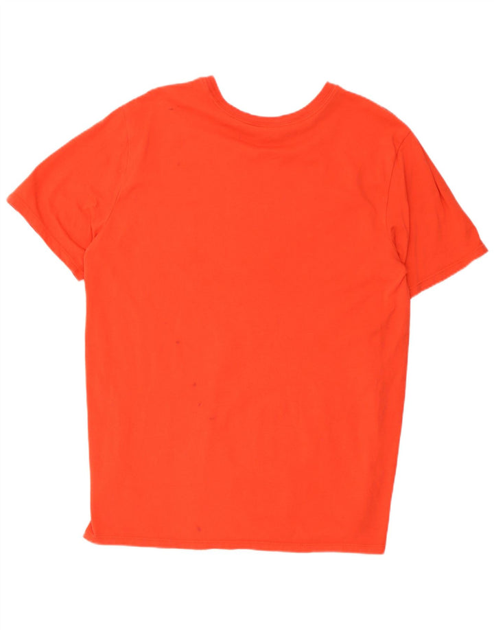 Męski T-shirt Nike Dri Fit z grafiką, duży, czerwony, bawełniany