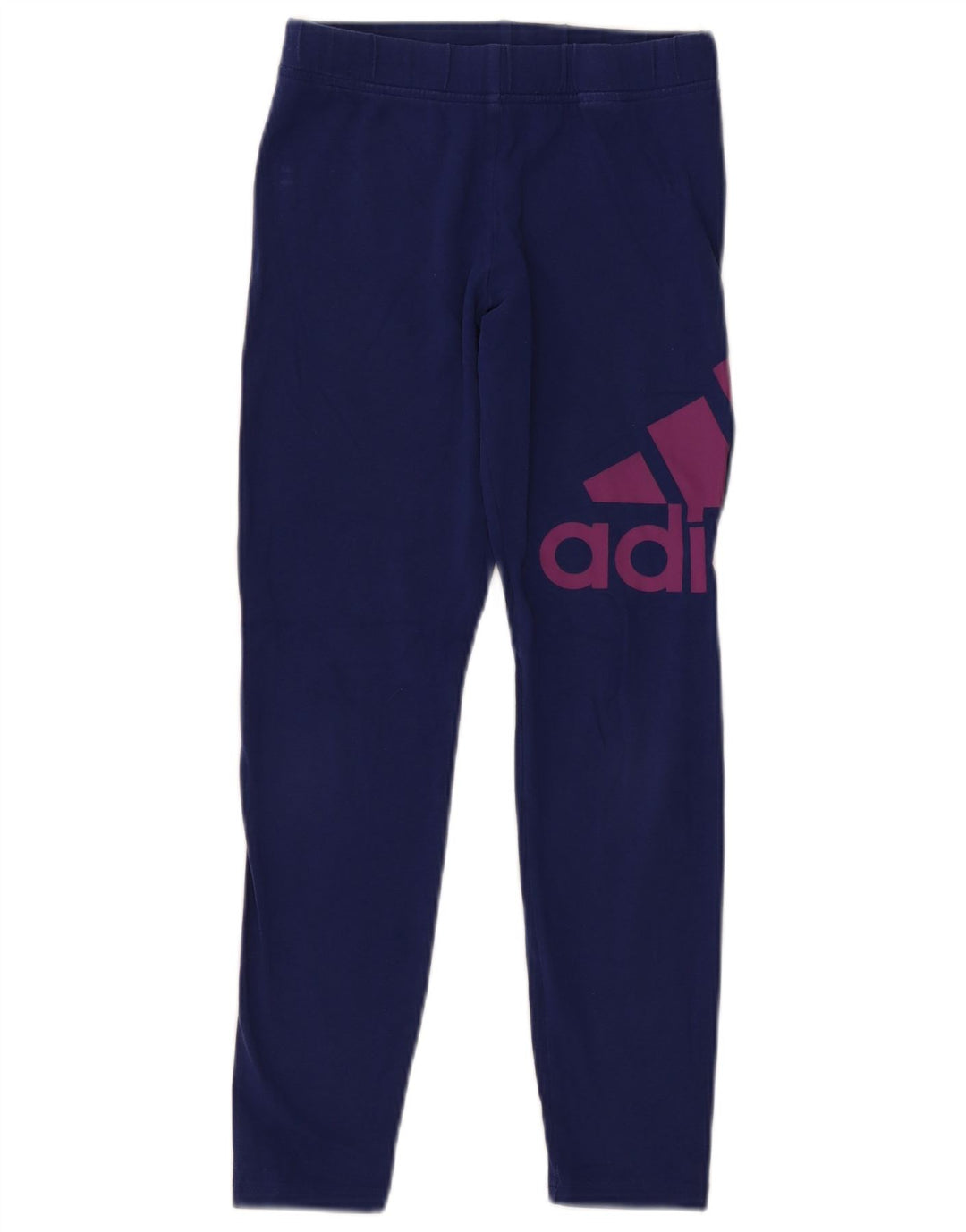 Legginsy dziewczęce Adidas Graphic 11-12 lat granatowe