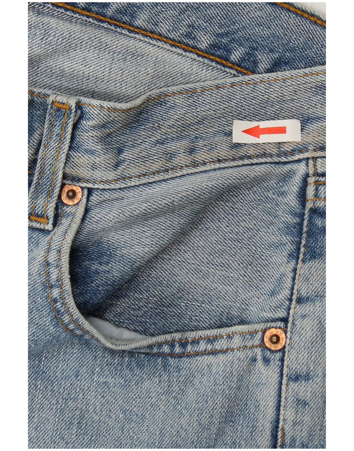 Damskie jeansy Levi's 595 Straight W30 L30 Niebieskie bawełniane