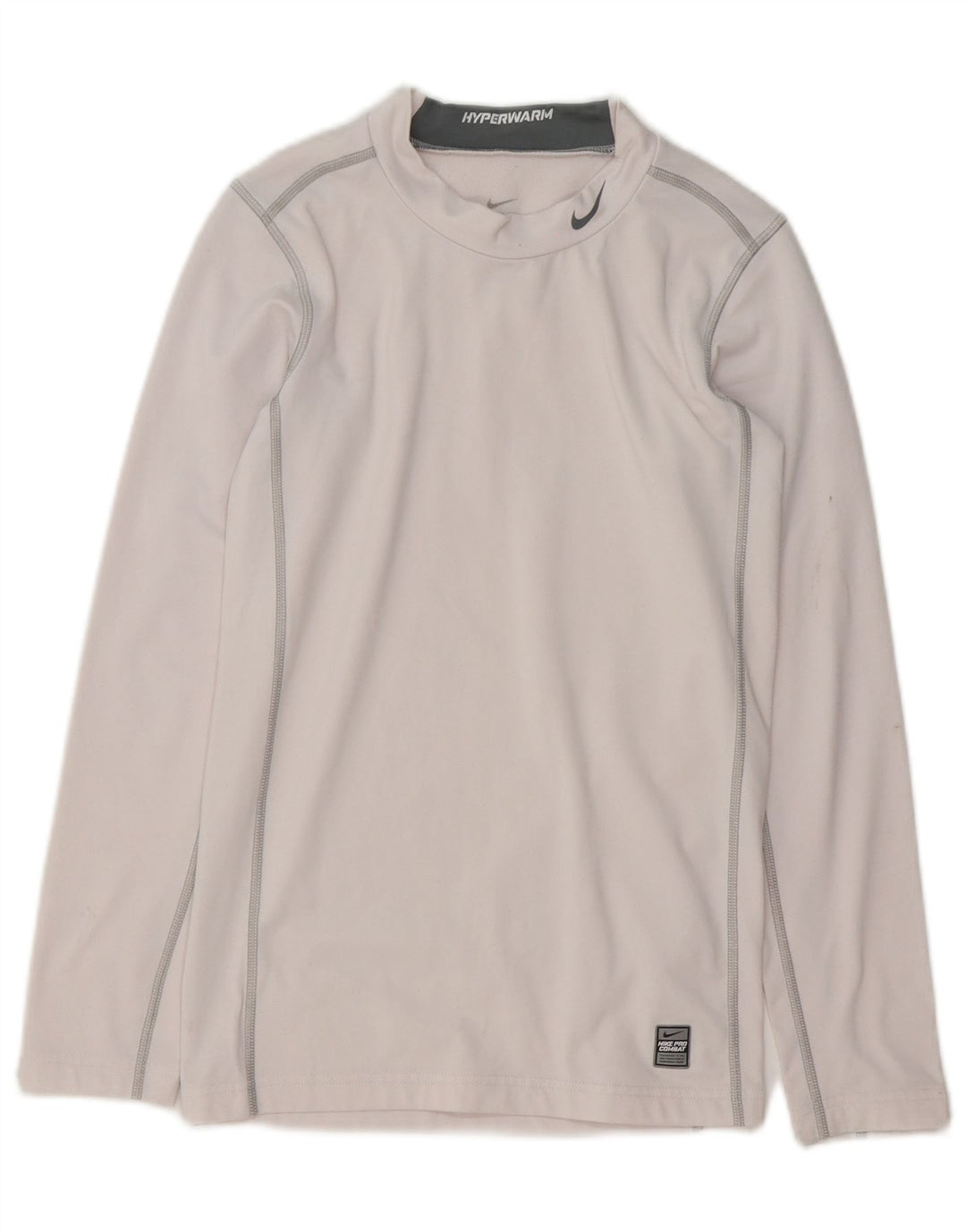 Chłopięca koszulka Nike Dri Fit z długim rękawem 13-14 lat XL, biały poliester