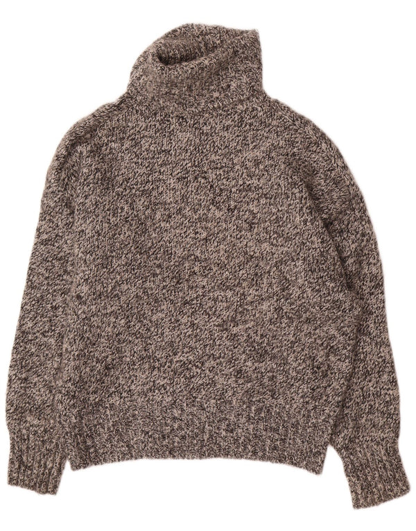 Damski sweter oversize z golfem Zara UK 10 Small Grey Flecked