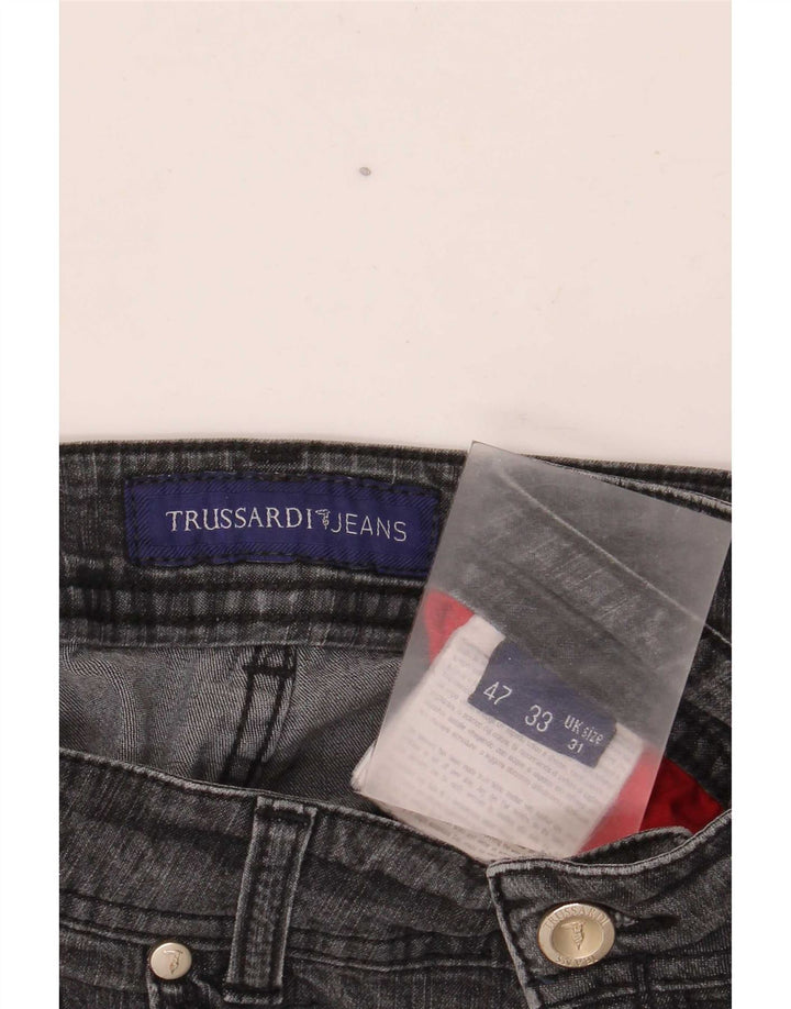 Damskie proste dżinsy Trussardi W31 L30 szare