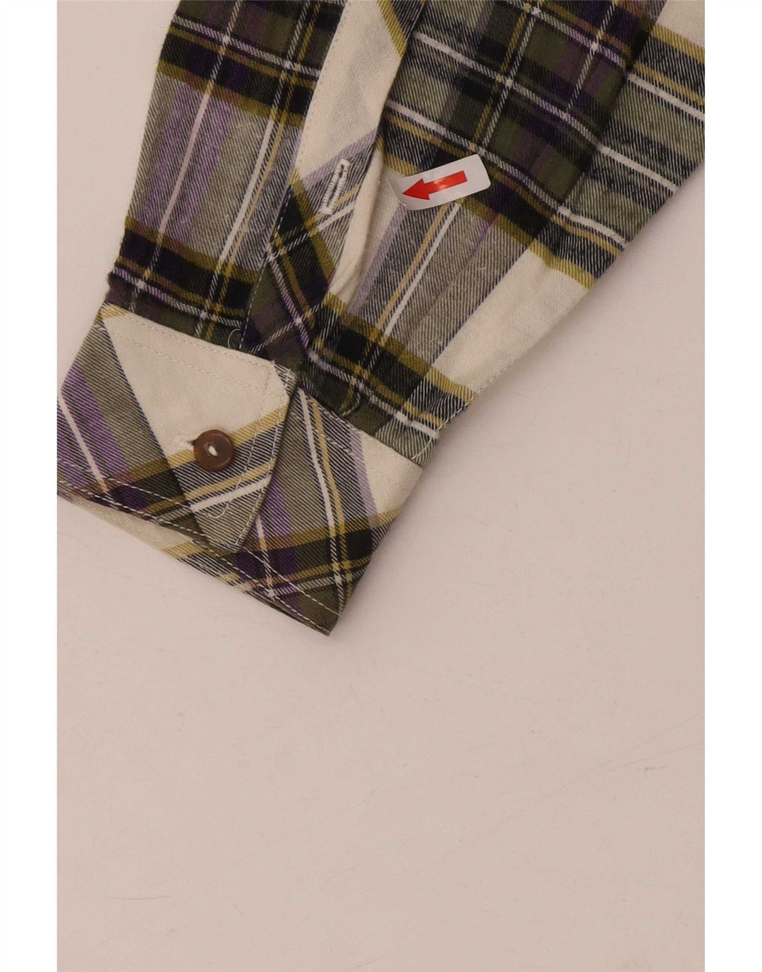 Męska koszula flanelowa w stylu vintage, mała, wielobarwna, bawełniana krata