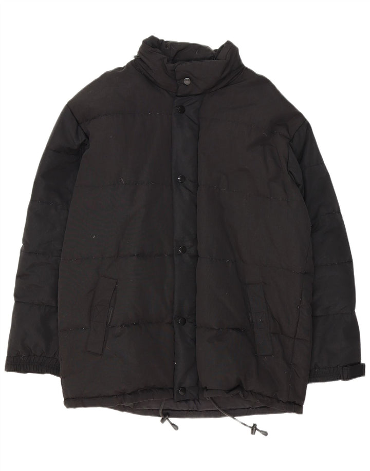 ESSEBI Mens Padded Jacket IT 52 XL Black Polyester
