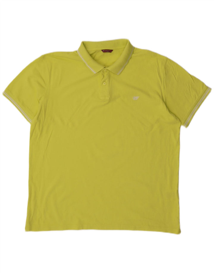 Męska koszulka polo CARRERA 2XL, żółta, bawełniana