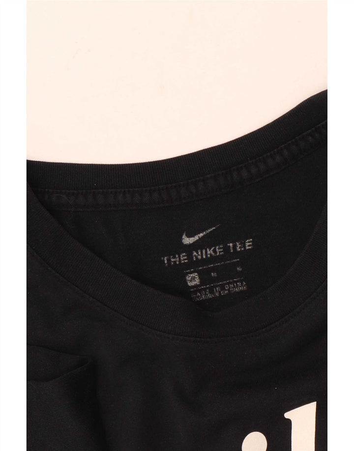Męski T-shirt Nike z grafiką, średni czarny