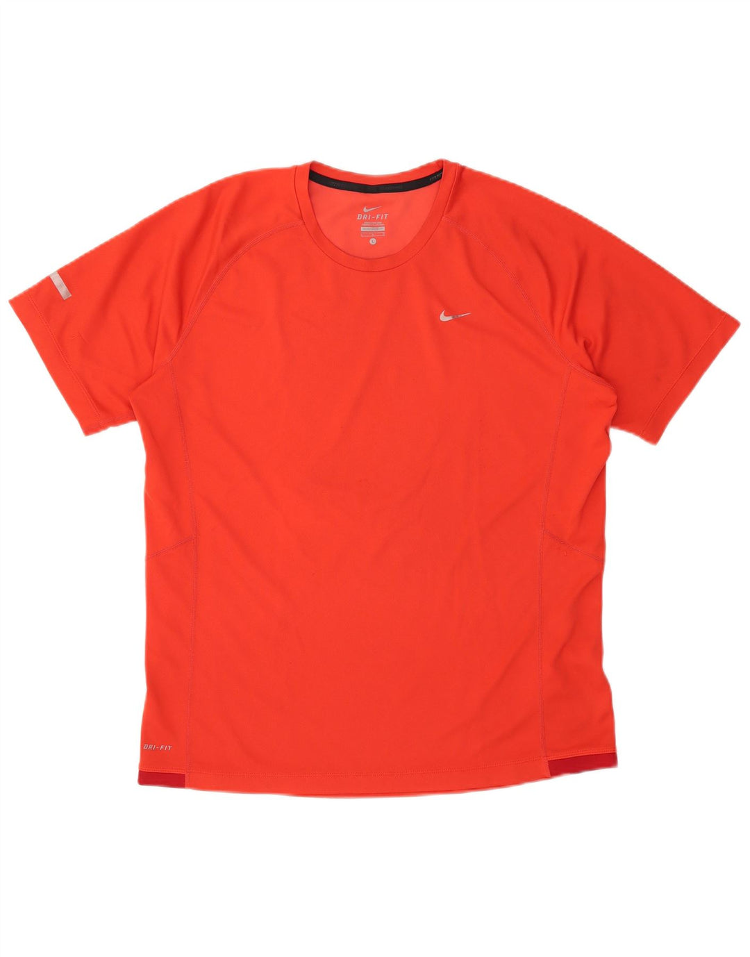 Męski T-shirt NIKE Dri Fit, duży, czerwony, poliester