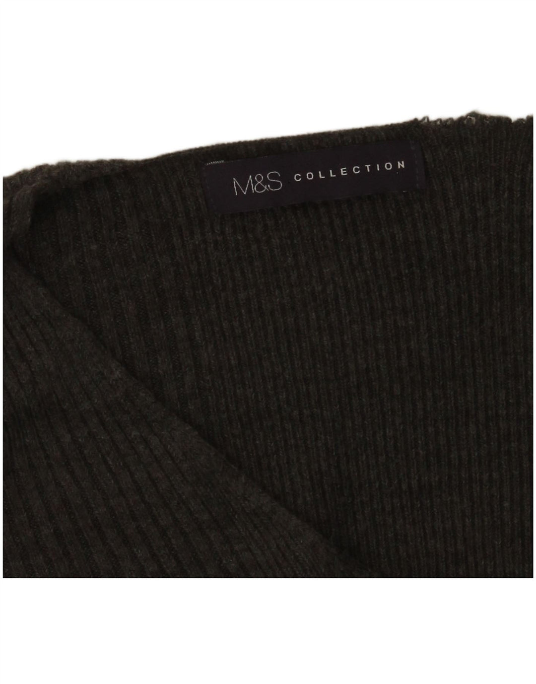 Marks & Spencer Damski sweter z dekoltem w kształcie litery V, UK 14, średni szary