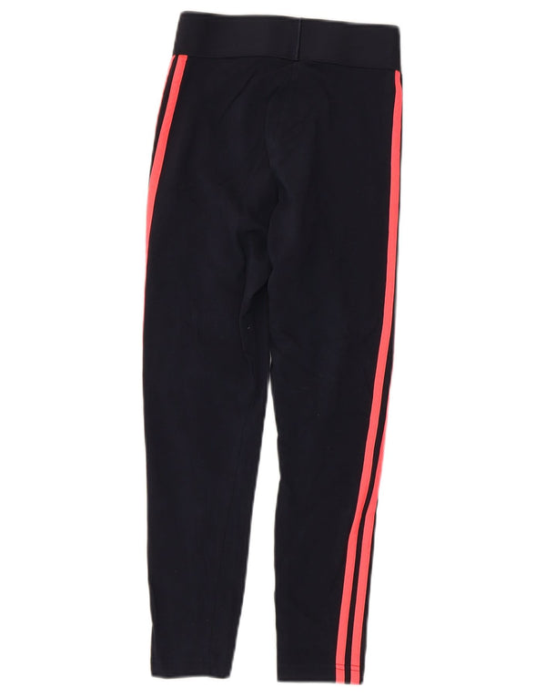 Legginsy Damskie Adidas UK 4/6 XS Granatowe, Bawełniane