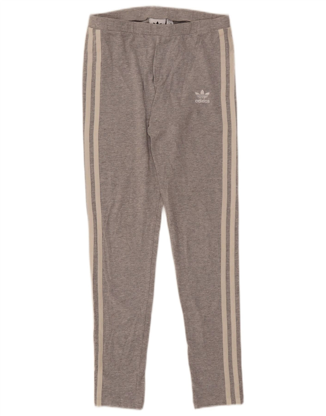 Legginsy Damskie Adidas UK 8 Małe Szare Nakrapiane Bawełny