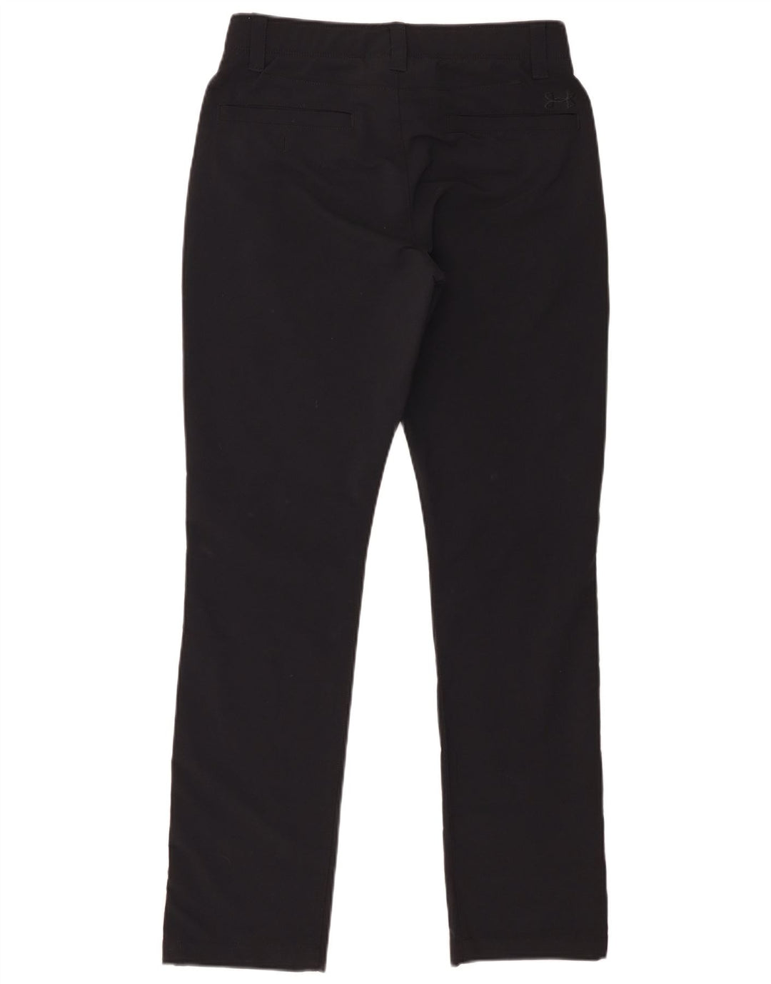 Męskie spodnie typu slim chino Under Armour W30 L32 z czarnego nylonu